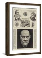 The Luther Celebration, Memorials of Luther-Lucas Doetechum the Younger-Framed Giclee Print