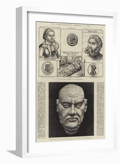 The Luther Celebration, Memorials of Luther-Lucas Doetechum the Younger-Framed Giclee Print