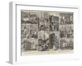 The Luther Celebration of Four Centuries in Germany, Places Associated with the Life of Luther-null-Framed Giclee Print