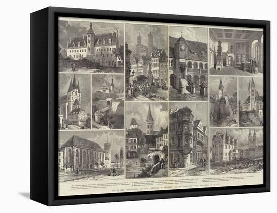 The Luther Celebration of Four Centuries in Germany, Places Associated with the Life of Luther-null-Framed Stretched Canvas