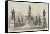 The Luther Monument at Worms, Germany-null-Framed Stretched Canvas