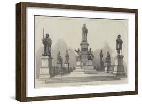 The Luther Monument at Worms, Germany-null-Framed Giclee Print