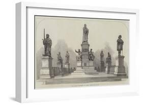 The Luther Monument at Worms, Germany-null-Framed Giclee Print