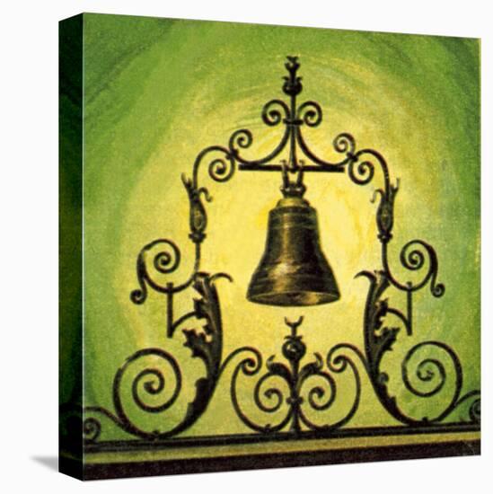 The Lutine Bell-English School-Stretched Canvas
