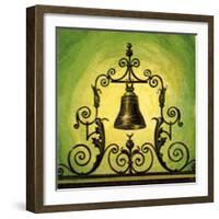 The Lutine Bell-English School-Framed Giclee Print