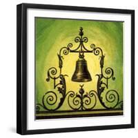 The Lutine Bell-English School-Framed Giclee Print