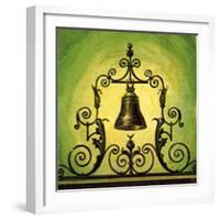 The Lutine Bell-English School-Framed Giclee Print