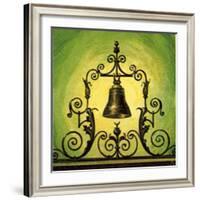 The Lutine Bell-English School-Framed Giclee Print