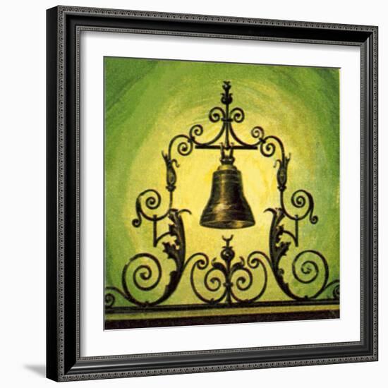 The Lutine Bell-English School-Framed Giclee Print