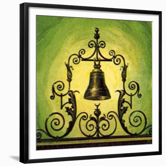 The Lutine Bell-English School-Framed Giclee Print