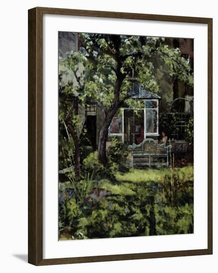 The Lutyens Bench, 2002-Christopher Glanville-Framed Giclee Print