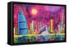 The Luxe Life Dubai Cityscape-Megan Aroon Duncanson-Framed Stretched Canvas