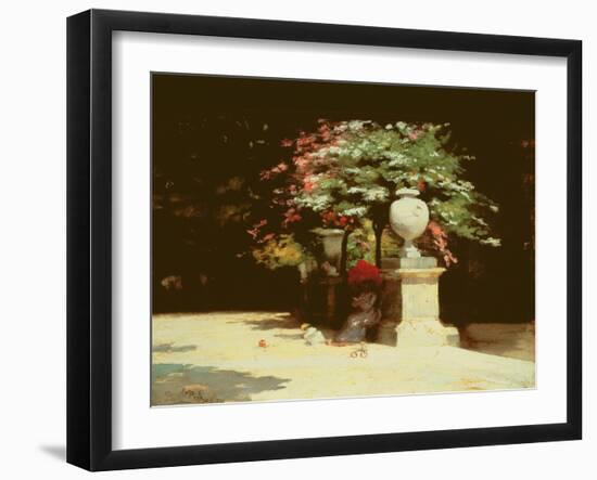 The Luxembourg Gardens, 1890-Paul Peel-Framed Giclee Print