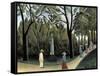 The Luxembourg Gardens, Monument to Chopin, 1909-Henri Rousseau-Framed Stretched Canvas