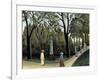 The Luxembourg Gardens, Monument to Chopin, 1909-Henri Rousseau-Framed Giclee Print