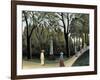 The Luxembourg Gardens, Monument to Chopin, 1909-Henri Rousseau-Framed Giclee Print