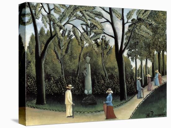 The Luxembourg Gardens, Monument to Chopin, 1909-Henri Rousseau-Stretched Canvas