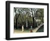 The Luxembourg Gardens, Monument to Chopin, 1909-Henri Rousseau-Framed Giclee Print