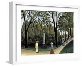 The Luxembourg Gardens, Monument to Chopin, 1909-Henri Rousseau-Framed Giclee Print