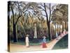 The Luxembourg Gardens, Monument to Chopin, 1909-Henri Rousseau-Stretched Canvas