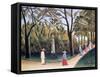 The Luxembourg Gardens, Monument to Chopin, 1909-Henri Rousseau-Framed Stretched Canvas