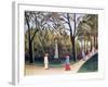 The Luxembourg Gardens, Monument to Chopin, 1909-Henri Rousseau-Framed Giclee Print