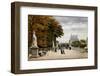 The Luxembourg Gardens, Paris, France by Stanislas-Victor-Edmond Lepine-Fine Art Photographic-Framed Photographic Print