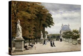 The Luxembourg Gardens, Paris, France-Stanislas-Victor-Edmond Lepine-Stretched Canvas