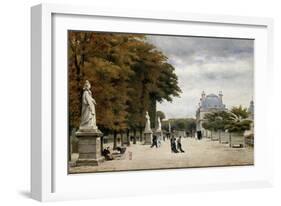 The Luxembourg Gardens, Paris, France-Stanislas-Victor-Edmond Lepine-Framed Giclee Print