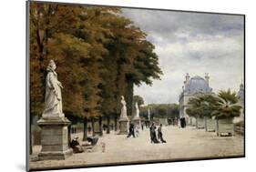 The Luxembourg Gardens, Paris, France-Stanislas-Victor-Edmond Lepine-Mounted Giclee Print
