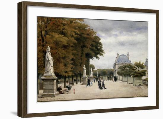 The Luxembourg Gardens, Paris, France-Stanislas-Victor-Edmond Lepine-Framed Giclee Print