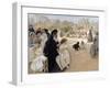 The Luxembourg Gardens, Paris-Albert Gustaf Aristides Edelfelt-Framed Giclee Print