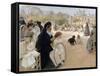 The Luxembourg Gardens, Paris-Albert Gustaf Aristides Edelfelt-Framed Stretched Canvas