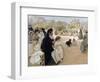 The Luxembourg Gardens, Paris-Albert Gustaf Aristides Edelfelt-Framed Giclee Print