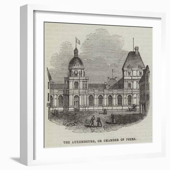 The Luxembourg, or Chamber of Peers-null-Framed Giclee Print