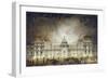 The Luxembourg Palace Illuminated For the Fete du Roi in 1780-Jean Baptiste Marechal-Framed Premium Giclee Print