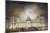 The Luxembourg Palace Illuminated For the Fete du Roi in 1780-Jean Baptiste Marechal-Mounted Giclee Print