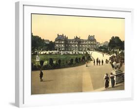 The Luxembourg Palace, Paris, France, c.1890-1900-null-Framed Giclee Print