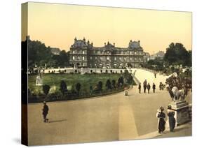 The Luxembourg Palace, Paris, France, c.1890-1900-null-Stretched Canvas