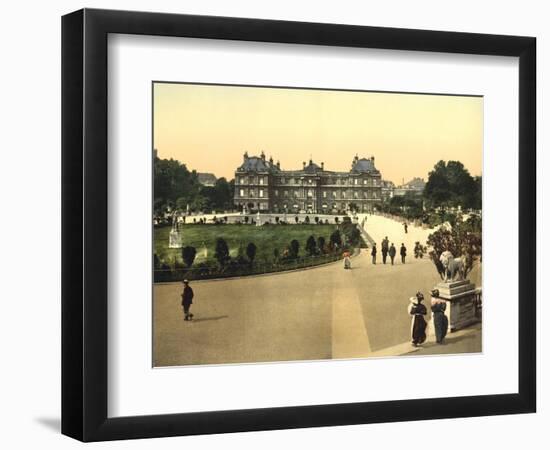 The Luxembourg Palace, Paris, France, c.1890-1900-null-Framed Giclee Print