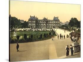 The Luxembourg Palace, Paris, France, c.1890-1900-null-Stretched Canvas