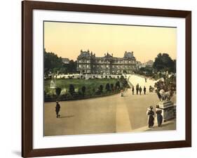 The Luxembourg Palace, Paris, France, c.1890-1900-null-Framed Giclee Print