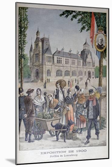 The Luxembourg Pavilion at the Universal Exhibition of 1900, Paris, 1900-null-Mounted Giclee Print