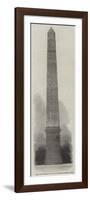 The Luxor Obelisk in the Place De La Concorde, Paris-null-Framed Premium Giclee Print