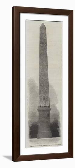 The Luxor Obelisk in the Place De La Concorde, Paris-null-Framed Premium Giclee Print