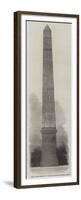 The Luxor Obelisk in the Place De La Concorde, Paris-null-Framed Premium Giclee Print