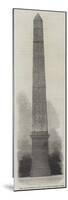 The Luxor Obelisk in the Place De La Concorde, Paris-null-Mounted Premium Giclee Print