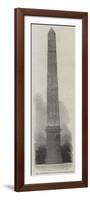 The Luxor Obelisk in the Place De La Concorde, Paris-null-Framed Giclee Print