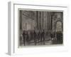 The Lying in State of the Late Pope Pius Ix, Outside the Chapel of the Holy Sacrament, St Peter'S-null-Framed Giclee Print