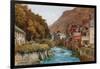 The Lyn Valley, Lynmouth-Alfred Robert Quinton-Framed Giclee Print